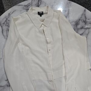 Banana Republic Cream Blouse